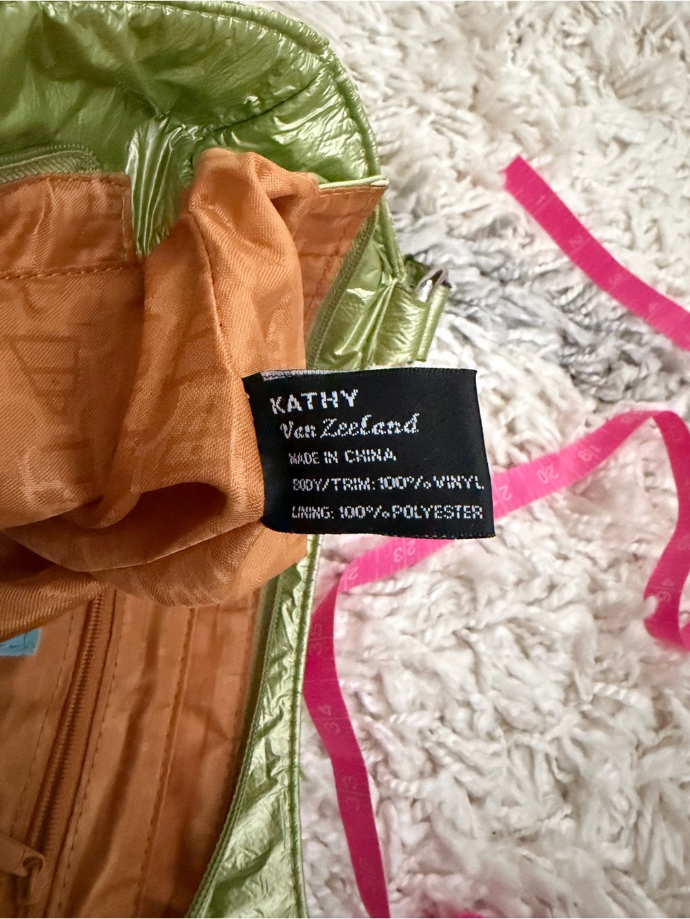Kathy Van Zeeland Purse Y2K Green - Picture 5 of 12